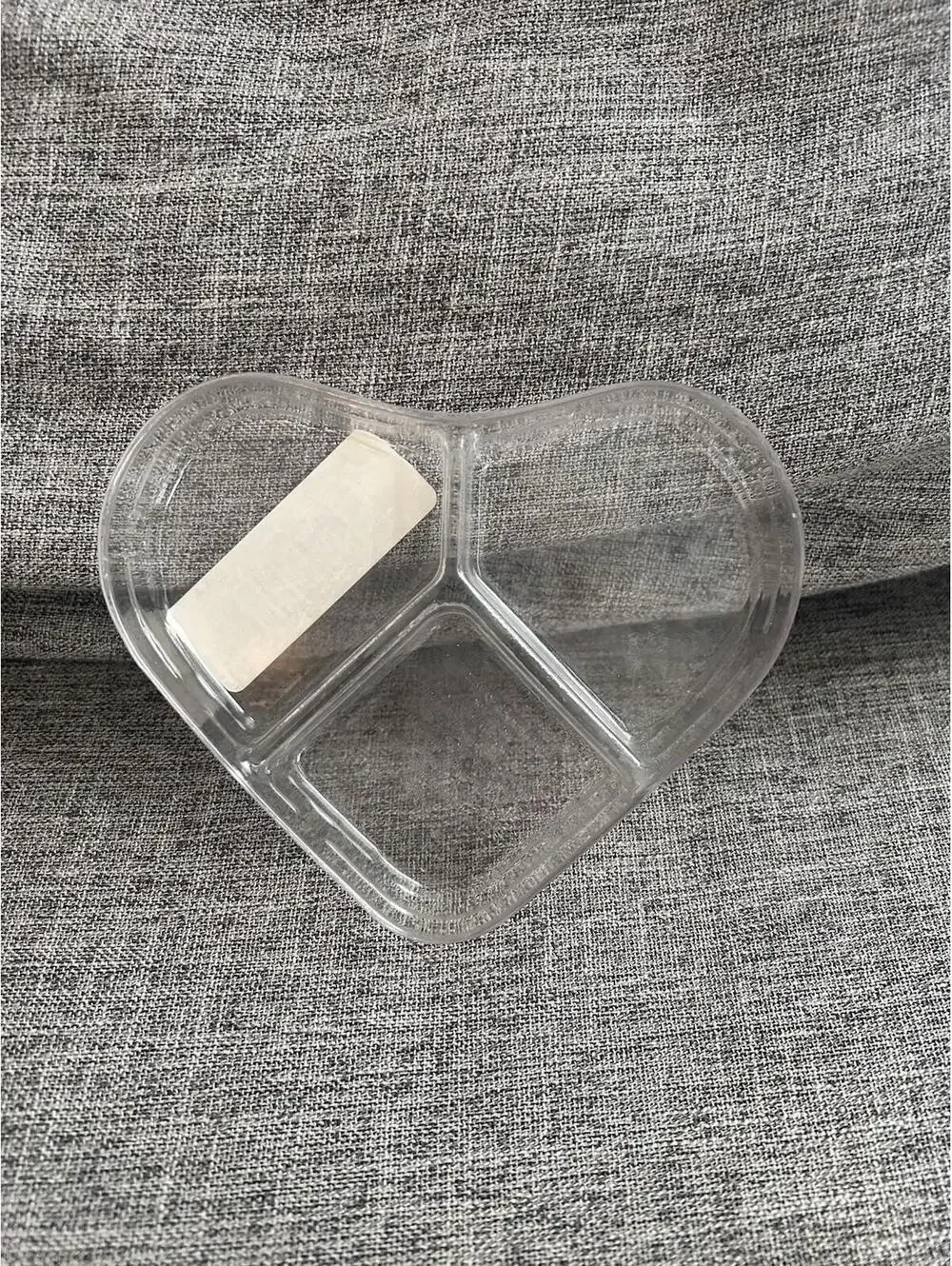 Longaberger Plastic Divided Protector Heart Shaped 41866 For Little Love Basket